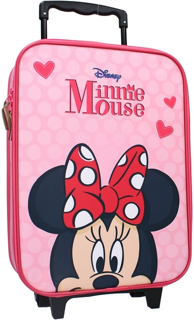 Vadobag Disney Minnie Mouse Star of the Show reiskoffer/trolley - roze - 42 x 32 x 11 cm - voor kinderen