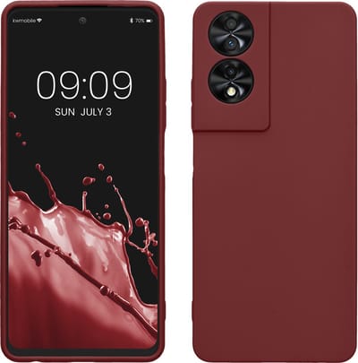 kwmobile telefoonhoesje geschikt voor TCL 40 NxtPaper - Hoesje voor smartphone - Back cover in bordeaux-violet