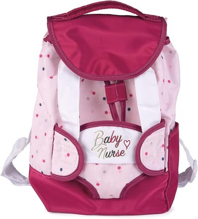 Babyverpleegster Rugzak met Draagzak en Geïntegreerde Flessenhouder – Voor Baby's en Poppen – Verstelbare Bandjes