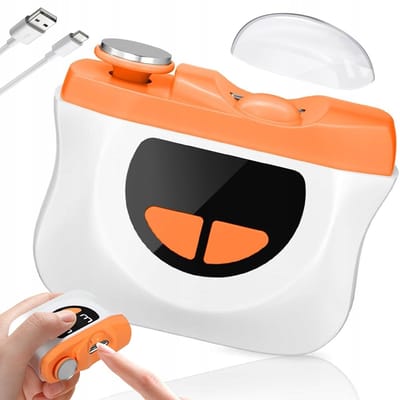 2-in-1 elektrische nagelknipper en nagelvijl met led-lampje - 3 snelheden - Weinig geluid - Geschikt voor baby's, volwassenen en senioren