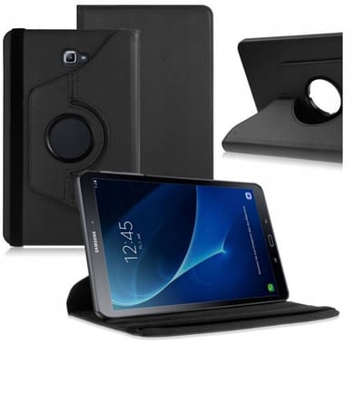 EtuiTab - Tablethoes - 360 Graden Rotatie - Samsung Galaxy Tab A A6 10.1 - Zwart