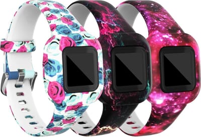 Verstelbare Siliconestraps voor Vivofit jr.3 - 3-Pack Sportieve Armbanden voor Kinderen 4+ - Comfortabele Vervangbanden voor Fitness Tracker