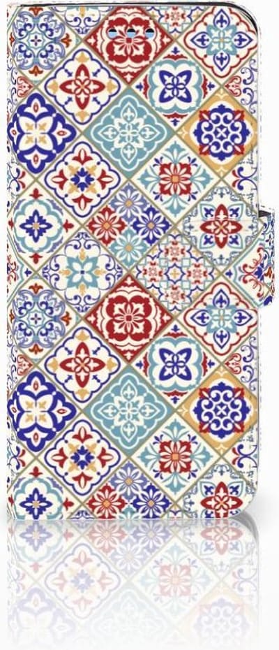 Samsung Galaxy S9 Bookcase Tiles Color