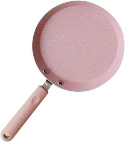 Keukengadget Koekenpan - Omeletpan Braadpan - Ontbijt Maken - Antiaanbaklaag - 22x34x5 cm - Roze