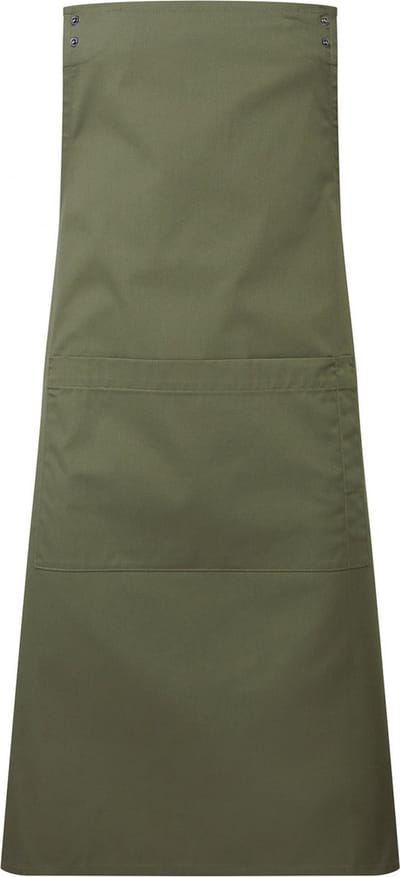 Schort/Tuniek/Werkblouse Unisex One Size Premier Olive 65% , 35% Katoen