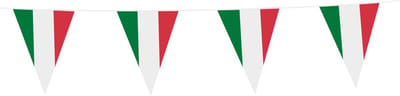 Vlaggenlijn Italië 10 Meter - Voetbal EK WK Landen Feest Versiering Decoratie