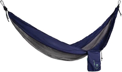 Outdoor Hangmat - Reishangmat - Ontspannen Buiten - Ultralicht Parachutezijde - 90x230cm - Blauw