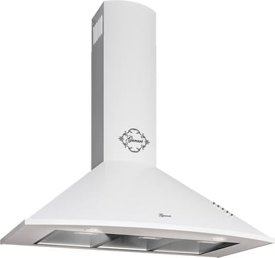 GURARI Wandafzuigkap GCH C 046 WH 9 N+Koolfilter, Afzuigkap 90 cm/ wit/ krachtige afzuiging 1000m³/h