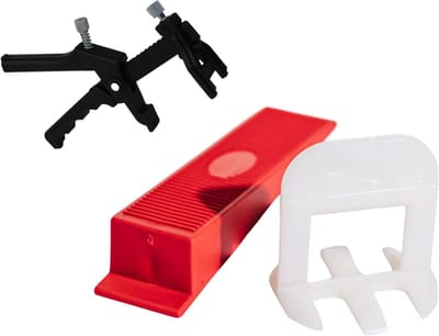 Tegel leveling systeem - Clip systeem - Vlakke vloer plaatsen - Herbruikbare keggen - 1.5 mm voeg - Niet gespecificeerd