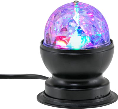 BRILONER - Discolamp - RGB tafellamp - met kleurveranderingseffect - LED discobal - Ø8,8 x 10,8 cm