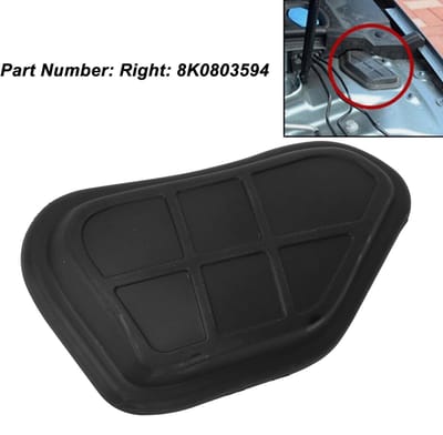 Dailygoods- Strut Tower Cover - Verbeterde Bescherming - Geschikt voor S4/RS4/RS5 2007-2017 - Duurzaam ABS Kunststof - Vermindert Geluid - Verhoogt Levensduur Componenten - Motorkap