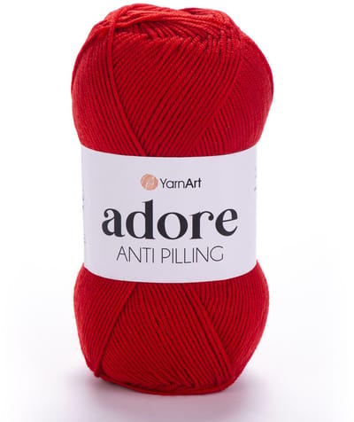 YarnArt Adore – Anti-Pilling Acryl Garen – Zacht & Kleurvast – Ideaal voor Kleding en Babyprojecten - Kleur 371