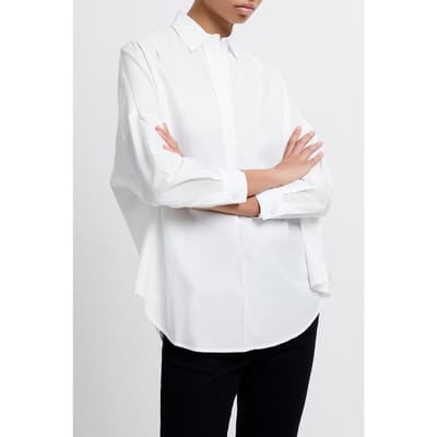 French Connection L/s Popover White Maat: 10 | Overhemden Outlet | Dames | Wit