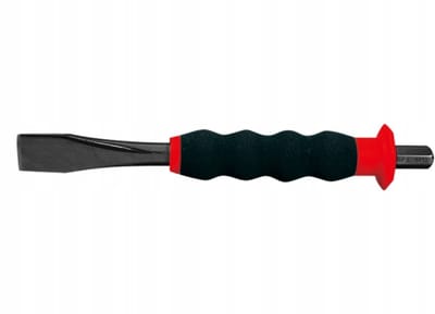 King Tony Doorslagbeitel met Rubberen Handvat 18mm x 190mm