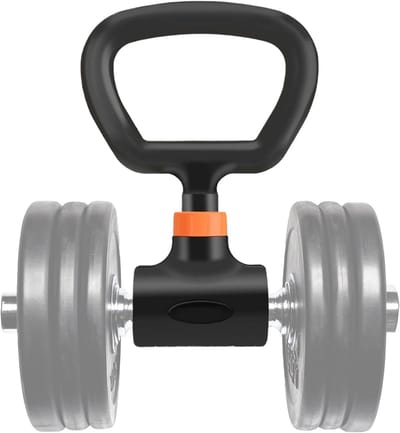 Kettlebell Adapter - Verstelbare Handgreep Fitnesshulpstuk - Krachttraining Thuis - Elimineert Glijrisico's - 338 x 221 x 78 cm - Veelkleurig