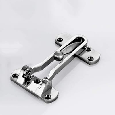 Veiligheidsketting Deuren - Deur Grendel - Extra Beveiliging - Smalle Frame Ontwerp - One Size - Zilver