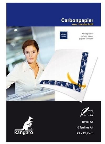 40x Carbonpapier/transferpapier/overtrekpapier blauw A4 - Blauwe overtrekvellen - Hobbymateriaal
