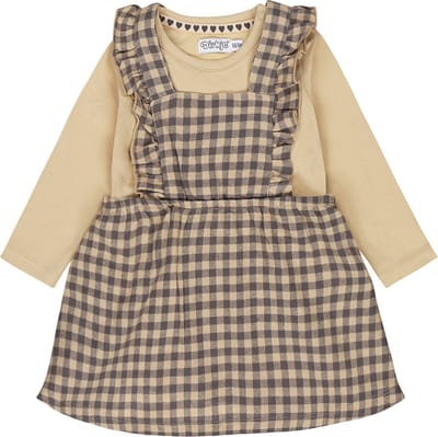 Dirkje Q- Girls love Meisjes Jurk + T-shirt - Maat 62