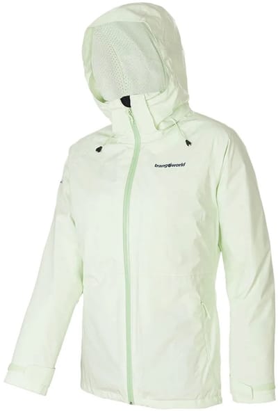 Trangoworld Bruket Complet Afneembare Jas Groen S Vrouw