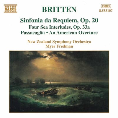 New Zealand Symphony Orchestra - Britten: Sinfonia Da Requiem (CD)