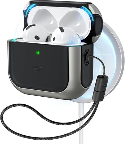 Beschermhoes met MagSafe voor Draadloze Oortjes (USB-C), Valbescherming en Magnetische Sluiting