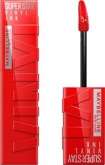 Maybelline New York - SuperStay Vinyl Ink Lipstick - 25 Red-Hot - Rood - Langhoudende Lippenstift - 4,2 ml