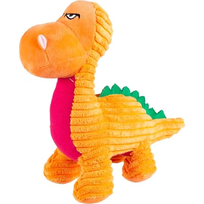 Corduroy dino pluche knuffel voor honden Duvoplus Triceratops