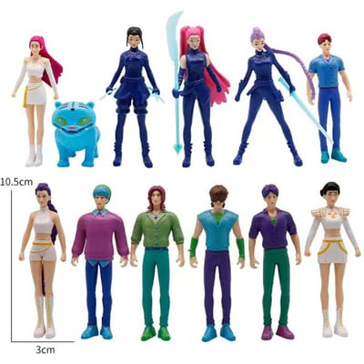 verkocht Kpop Demon Hunters Figuur Speelgoed Cartoon Rumi/Mira/Zoey Actiefiguur PVC Bureau Decoratie Model Poppetje Speelgoed Fans Cadeau