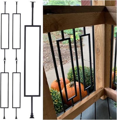 Trapleuning Palen - Balustrade Kolommen - Veilig Traplopen - Verstelbare Beugel - Tot 150cm Hoog - Zwart