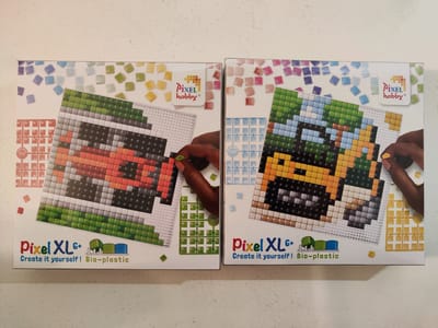 PIXELHOBBY PIXEL XL SET 2 COASTERS BULLDOZER/F1