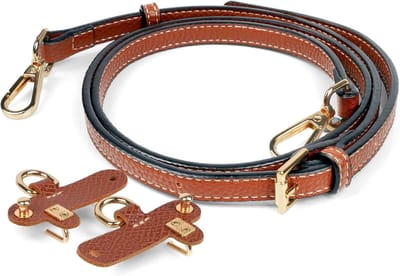 Leren Schouderband voor Handtassen, Verstelbare Handtasriem zonder Gaten, Ideaal voor Mini Tassen en Modeaccessoires