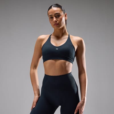 MP Women's Tempo Ultra Seamless Sport-bh - Diep Middernacht - XS