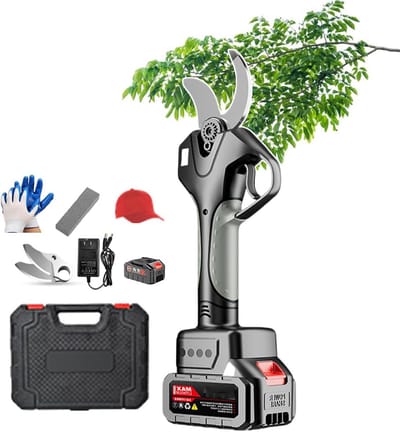 Elektrische Snoeischaar - Tuinschaar Accu - Takken Snoeien - 45mm Snijcapaciteit - 6cm Mesverstelling - Zwart