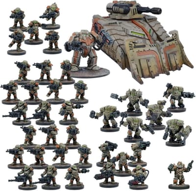 Forge Vader Leger - Miniatuur Leger - Strategisch Spel - Oude Beschaving - Small - Metaal