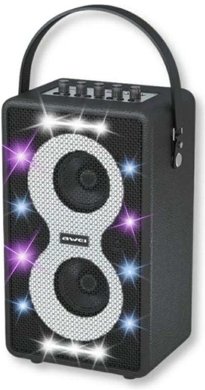Awei KA15 Serie - Draadloze Bluetooth-luidspreker - 70W - Retro Design - LED Verlichting