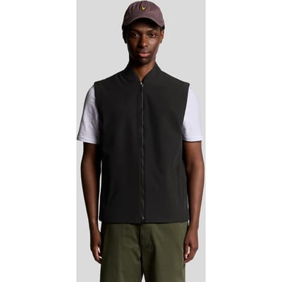 Lyle & Scott Tech Softshell Gilet Lacquer Maat: S | Bodywarmers Outlet | Heren | Zwart