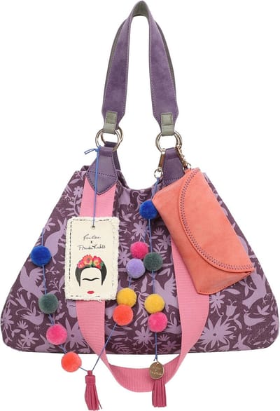 Fritzi aus Preußen Izzy Limited Denim Shopper Nature Folk Donkerpaars