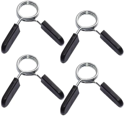 4 stuks halterklem -25mm -halterveerklem -fitnessgewichthefslot -geschikt voor standaard halters, diverse fitnessapparatuur krachttraining accessoires