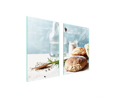 TMK ArtDeko - Snijplank en Kookplaat Bescherming - Geharde Glas - 65x52 cm - Antibacterieel