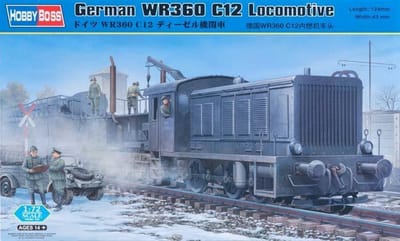 HobbyBoss Modelbouwpakket Militaire voertuigen - 82913 WR360 C12 Locomotive Plastic - 1:72 - Modelbouw