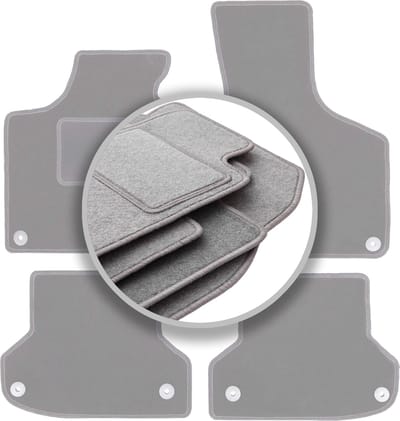 Grijze automatten voor: Audi A3 8P hatchback, sportback, cabrio (2003-2011)