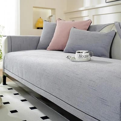 Effen Kleur Bankhoes Modern Vierseizoenen Universele Bankhoes Woonkamer Chenille Antislip Waterdicht Bankmat Rugleuning Handdoek 70x70cm 1pcs