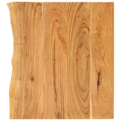vidaXL - Wastafelblad - 80x52x3,8 - cm - massief - acaciahout