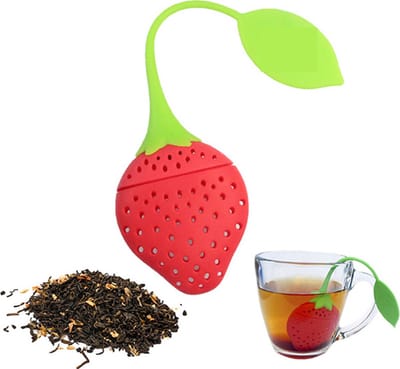 Theefilter Aardbei I Voor Losse Thee I Thee Infuser I Thee Ei I Theefilter Infuser I Theezeef