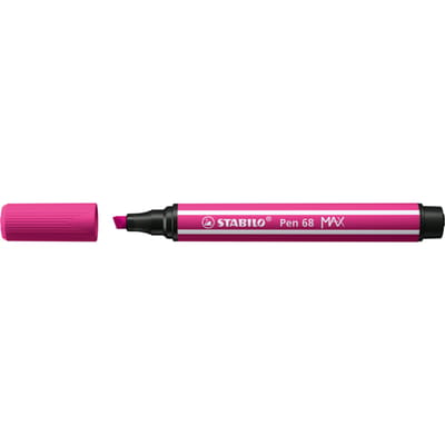 STABILO Pen 68 MAX - Viltstift Met Dikke Beitelpunt - Roze