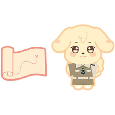 ATEEZ - [ANITEEZ IN TREASURE] STITCH Wappen Set 3. TYUdeongi