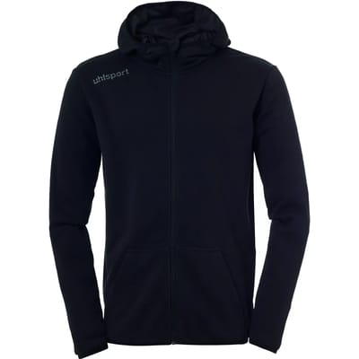 Uhlsport Essential Sweater Met Kap Kinderen - Zwart | Maat: 140