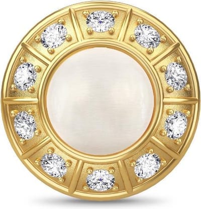 Endless Jennifer Lopez Collection White Moon Galaxy Gold Bedel 1630-2