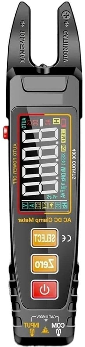 Digitale Tangmeter - Stroomtester - Elektrische Problemen Oplossen - Geïntegreerde Tang - 4000 Punten - Zwart