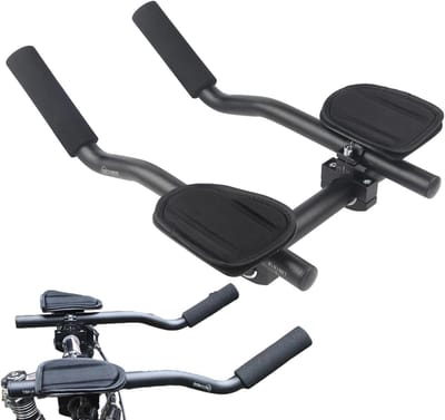 Fiets Stuurverhoger - Stuur Extra Handgrepen - Comfortabel Fietsen - Ergonomisch Ontwerp - 0.9-1.3 inch - Zilver